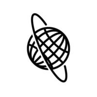 globe sign symbol vector