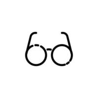 glasses sign symbol vector