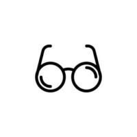 glasses sign symbol vector