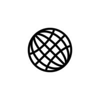 globe sign symbol vector