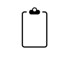 clipboard sign symbol vector