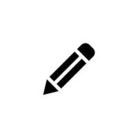 pencil sign symbol vector