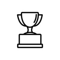 trophy sign symbol vector