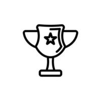 trophy sign symbol vector