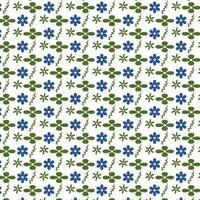 seamless vector flowers with leaves pattern on grey background