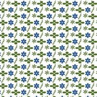 seamless vector flowers with leaves pattern on grey background