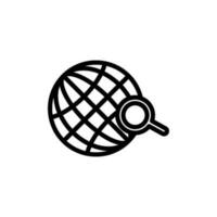 globe sign symbol vector
