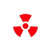 science radiation sign symbol vector