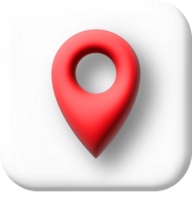 Checkmark icon. Approvement concept. Geolocation map mark, point location. 3d cartoon illustration. png