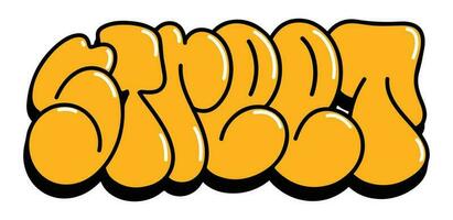 multicolored background, graffiti letters, bright colored inscriptions in the style of graffiti street art vector