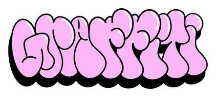 multicolored background, graffiti letters vector