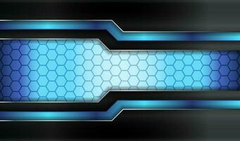 Abstract Blue Metal Gaming Background vector