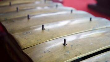 GAMELAN. Indonesian Javanese musical instrument. photo