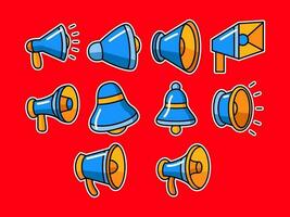 Megaphone Speaker Vector Collection