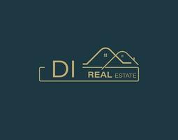 DI Real Estate Consultants Logo Design Vectors images. Luxury Real Estate Logo Design