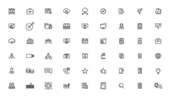 Vector business and finance editable stroke line icon set with money, bank, check, law, auction, exchance, payment, wallet, deposit, piggy, calculator, web and more isolated outline thin symbol