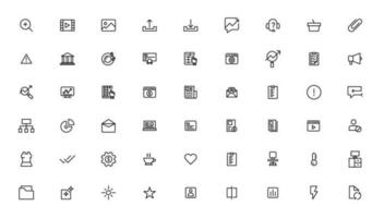 Vector business and finance editable stroke line icon set with money, bank, check, law, auction, exchance, payment, wallet, deposit, piggy, calculator, web and more isolated outline thin symbol