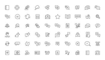 Customer Service and Support - Outline Icon Collection. Thin Line Set contains such Icons as Online Help, Helpdesk, Quick Response, Feedback and more. Simple web icons set vector