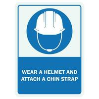 Helmet Sign The Illustration vector