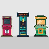 The Illustration of Arcade Machine vector