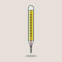 The Illustration of Thermometer vector