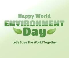 World Environment Day vector