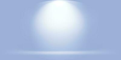 gradient wall studio empty room abstract background with lighting and space vector