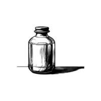 vaso botella vector