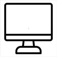 computer in flat design style vector