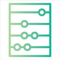 abacus in flat design style vector