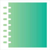 notebook in flat design style vector