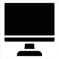 computer in flat design style vector