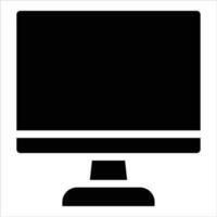 computer in flat design style vector