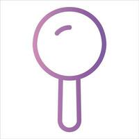 pin in flat design style vector