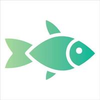 fish in flat design style vector