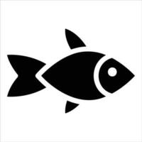 fish in flat design style vector