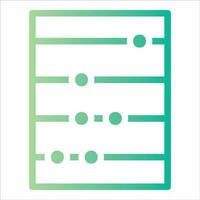 abacus in flat design style vector