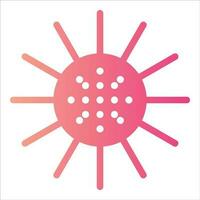 sea urchin in flat design style vector