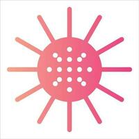 sea urchin in flat design style vector