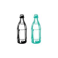 Glass Bottle Vector