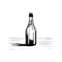 Glass Bottle Vector