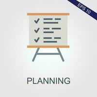 planning flat icons eps file Adobe Illustrator Artwork vector