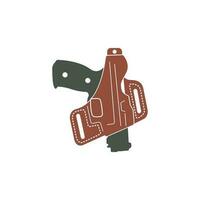 holster icon vector