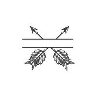 ethnic indian arrow vector