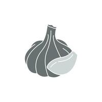 garlic icon vector