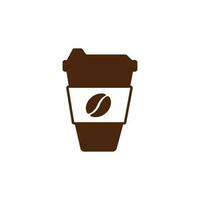 coffee cup icon vector