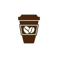 coffee cup icon vector