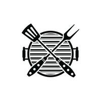 barbecue grill icon vector