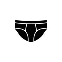 men underwear icon vector