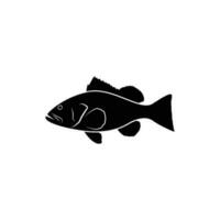 grouper fish icon vector